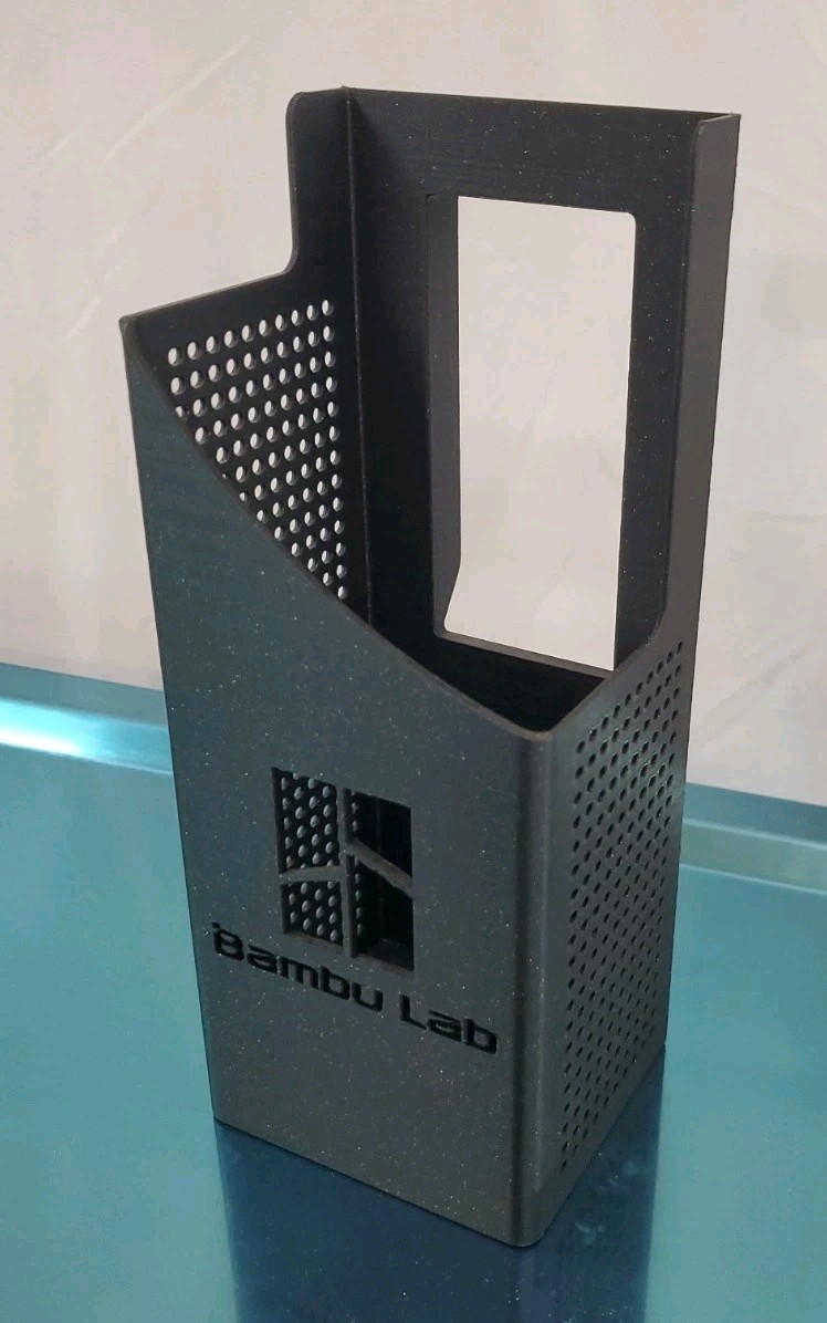 Bambu Lab X1 Carbon P1S P1P Purge Poop Chute 3D Honeycomb vented