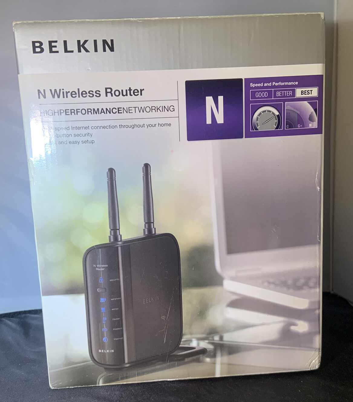 Belkin F5D8236-4 4-Port 10/100 Wireless N Router