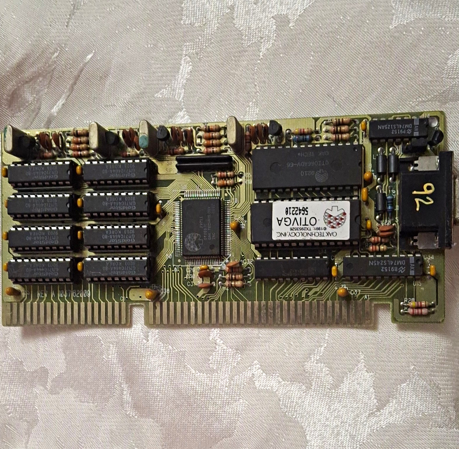 VGA 5GA2218 Vintage ISA VGA Controller Card VGA Expansion Card for IBM PC