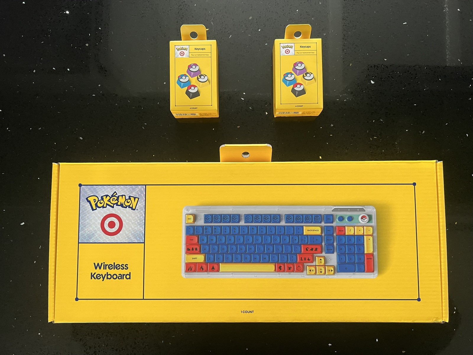 Target x Pokemon 30th Wireless Backlit Keyboard w/ Keycaps IN HAND Ready To Ship