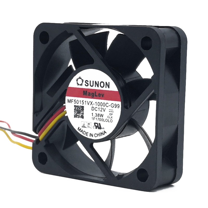 For SUNON 2Pin A1 High Air Volume Fan 5015 MF50151VX-1000C-G99 12V 1.38W