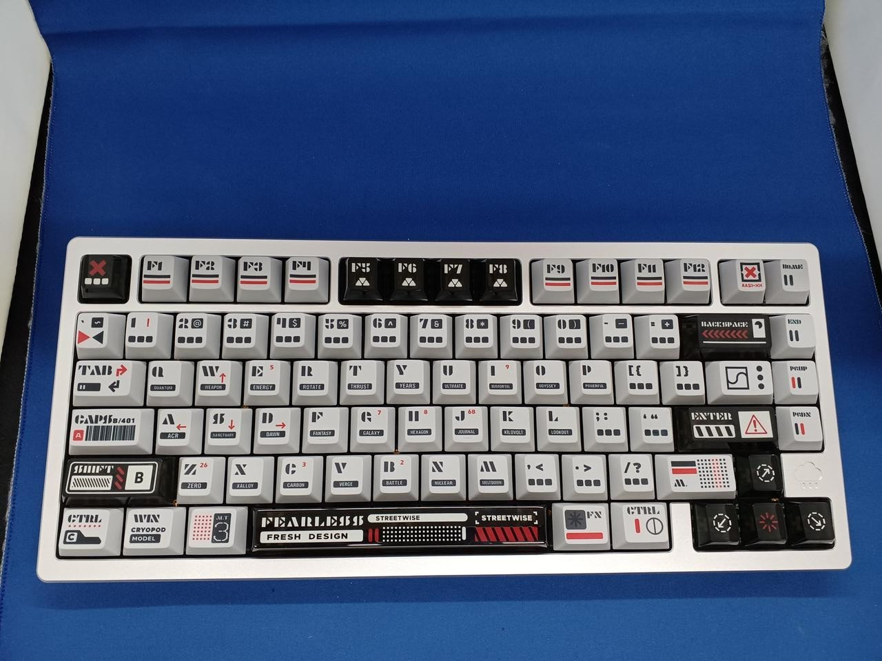 WOBKEY Rainy75 RT Pro Galaxy Silver Magnetic Gaming Keyboard Mechanical Tested
