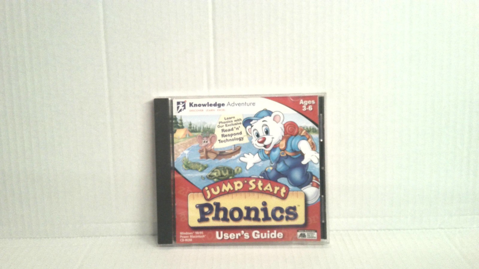JumpStart Phonics Windows/Mac  CD 1999 Knowledge Adventure  Educational Vintage