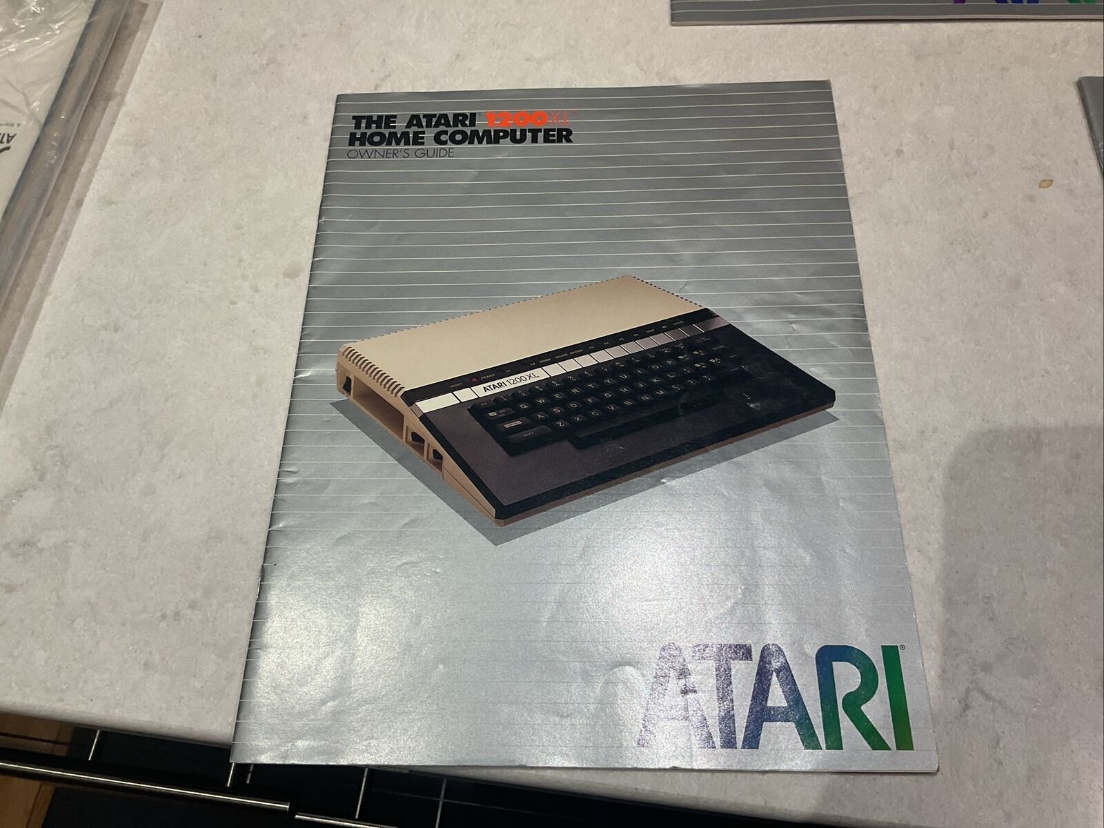 Vintage Atari Home Computer 1200XL Owner's Guide 1982