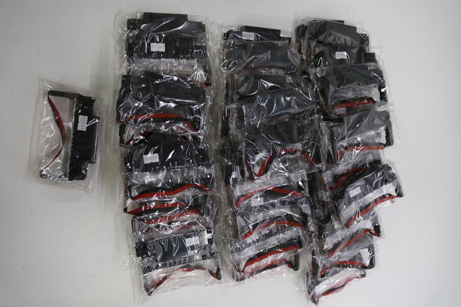 44x Lot Black & Red Ink Ribbon for Epson ERC-30 ERC-34 ERC-38 BR Sharp ER-2975