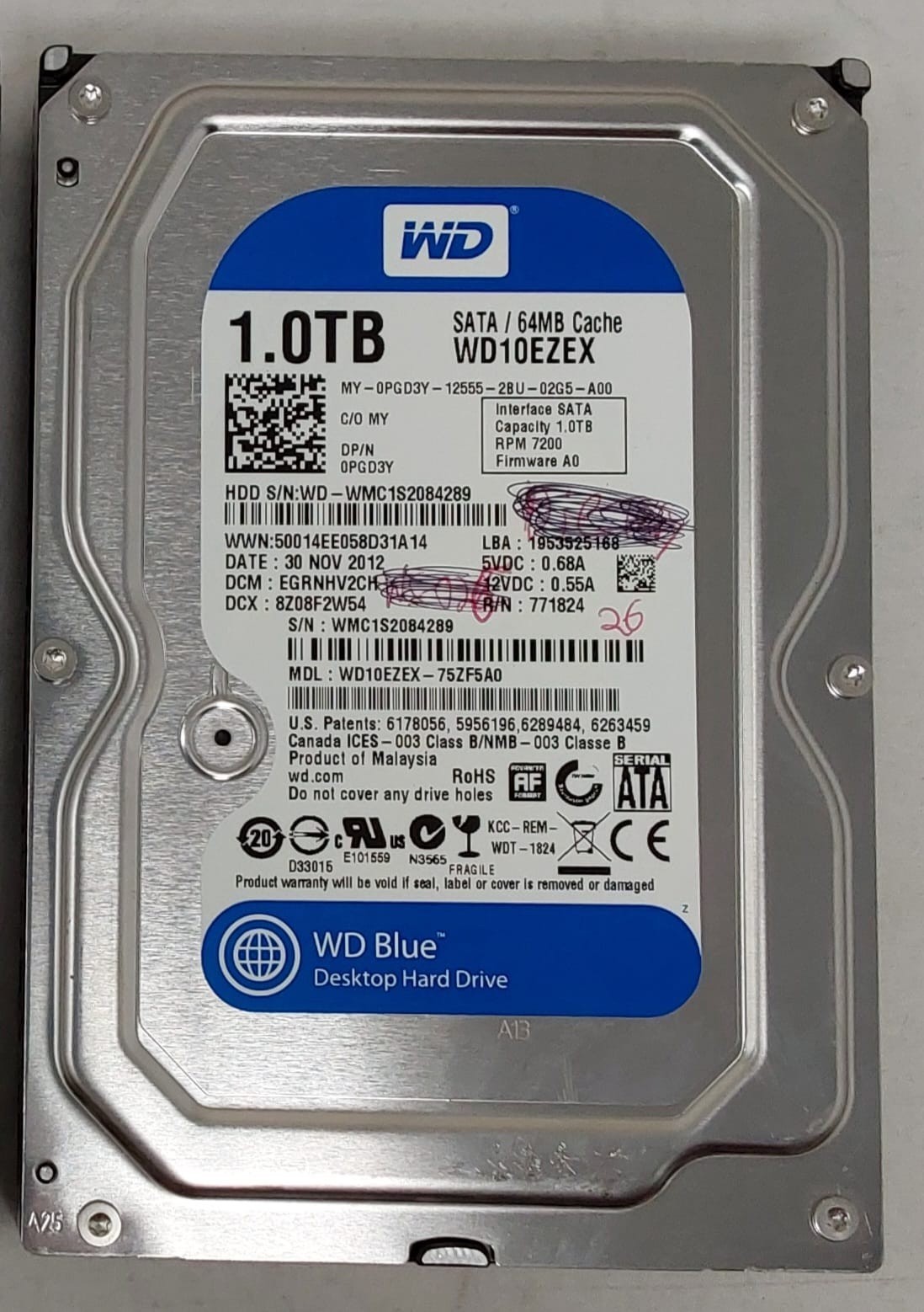 Western Digital Blue 3.5" 1TB HDD - Tested
