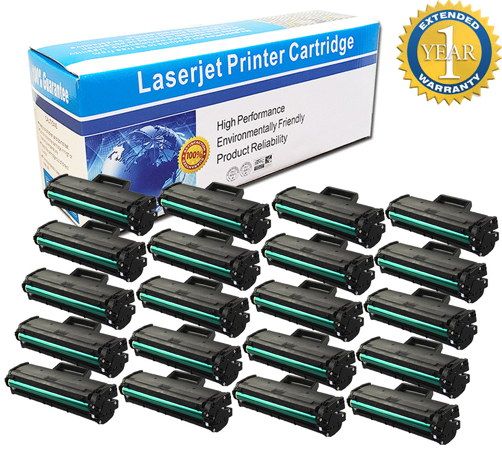 20 PACK MLT-D101S MLTD101S 101 Black Toner For Samsung SCX-3405FW ML-2165w