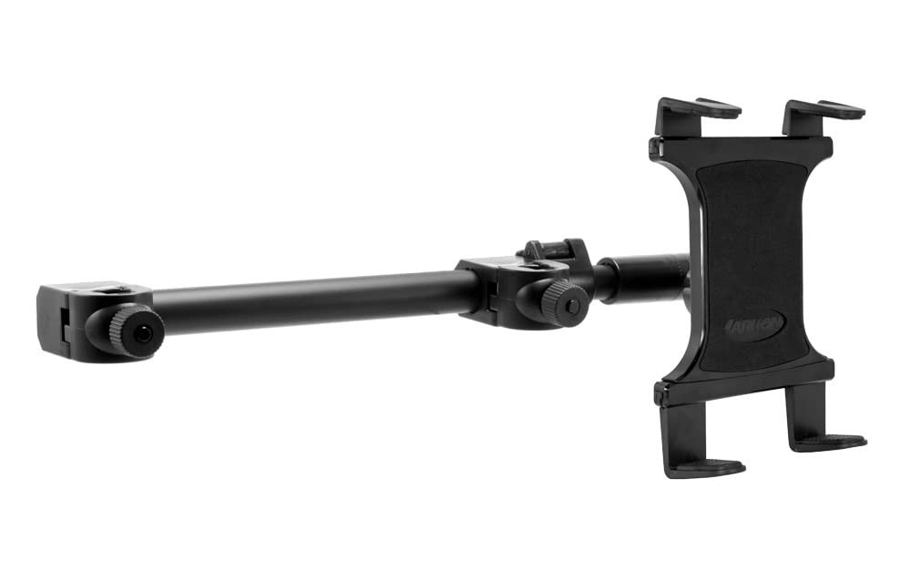 ARKON Center Extension Car Headrest Tablet Mount Slim-Grip TAB3-RSHM