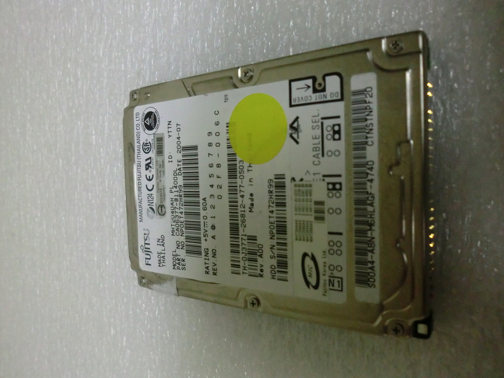 Tested Fujitus 40GB IDE 2.5" Laptop Notebook Hard Drive MHT2040AH 