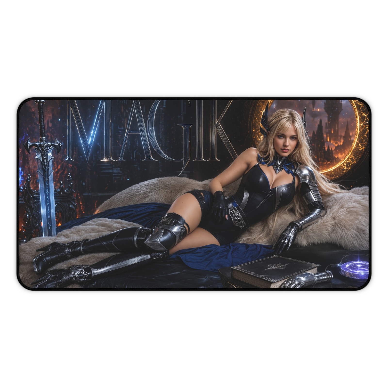 Marvel Magik Mouse Pad, Extended Gaming Desk Mat, XXL Sorceress Pad