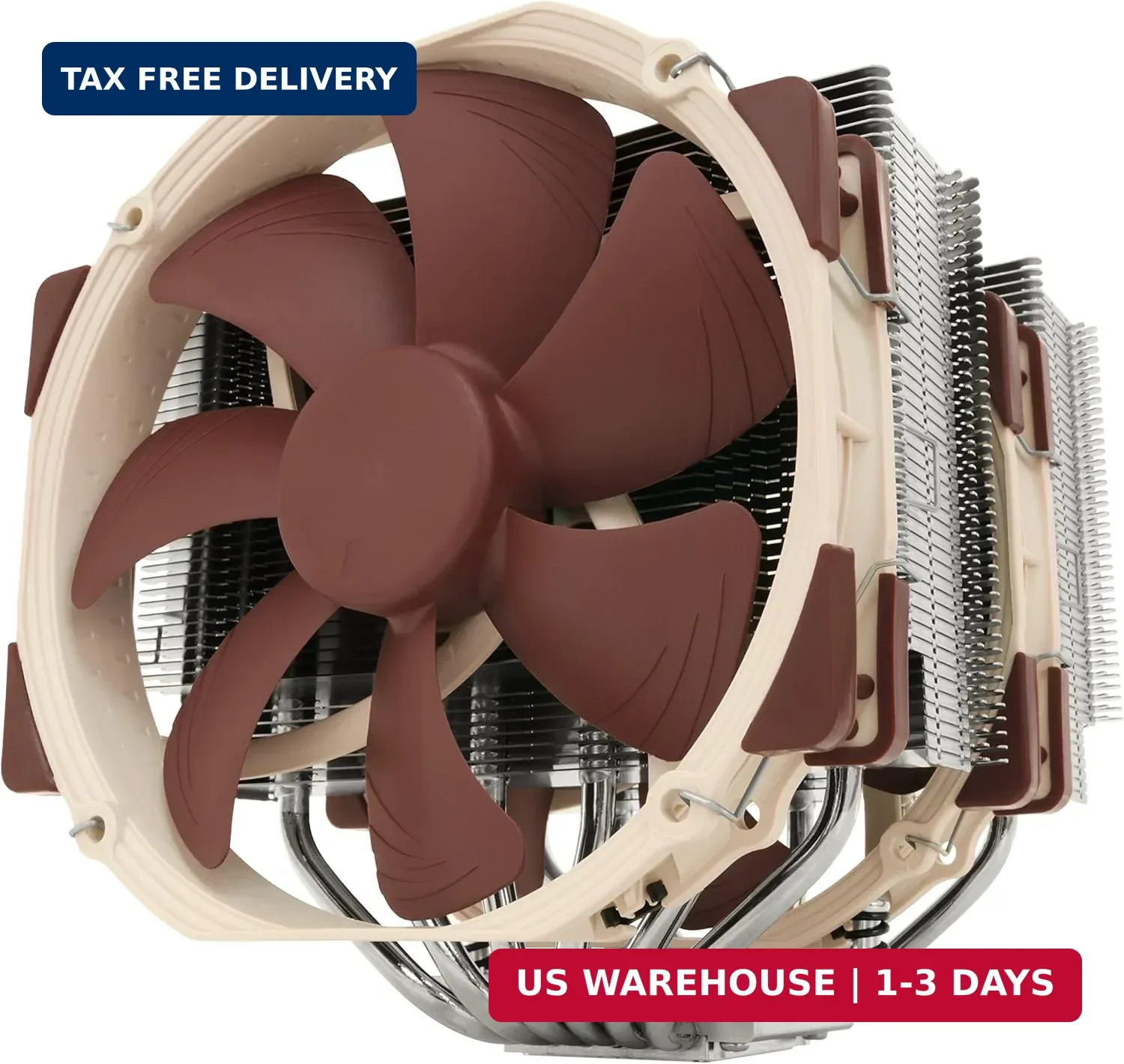 NH-D15 SE-AM4, Premium Dual-Tower CPU Cooler for AMD AM4 (Brown)