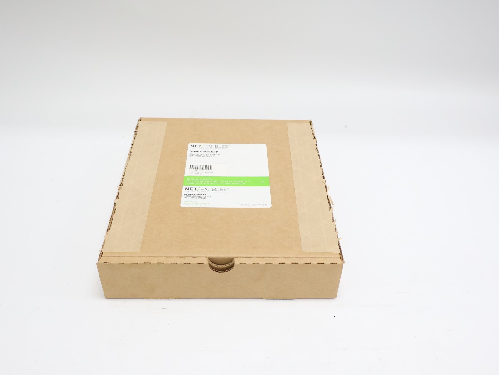 Net:Patibles MCP1600-E003E26-NP 100GBASE-CR4 QSFP28 3M Passive Copper Cable