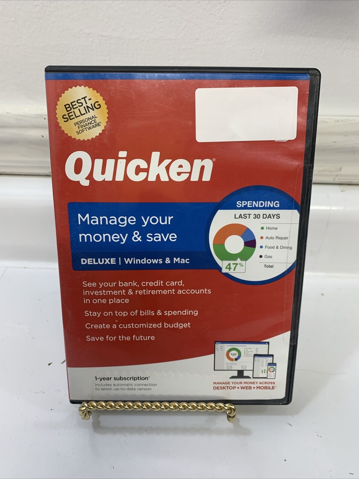 Quicken Deluxe 2020, Manage Your Money & Save, for Windows & Mac