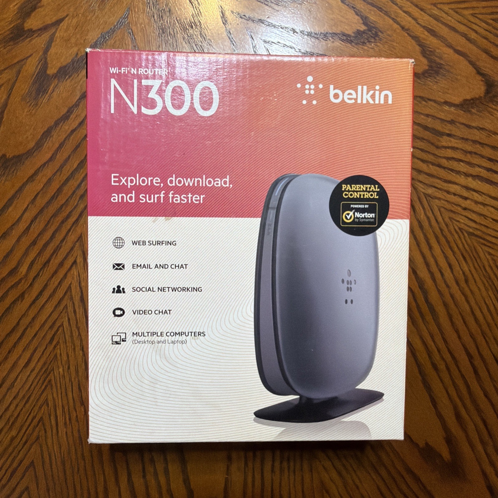 BELKIN N300 WIFI ROUTER 4 PORT