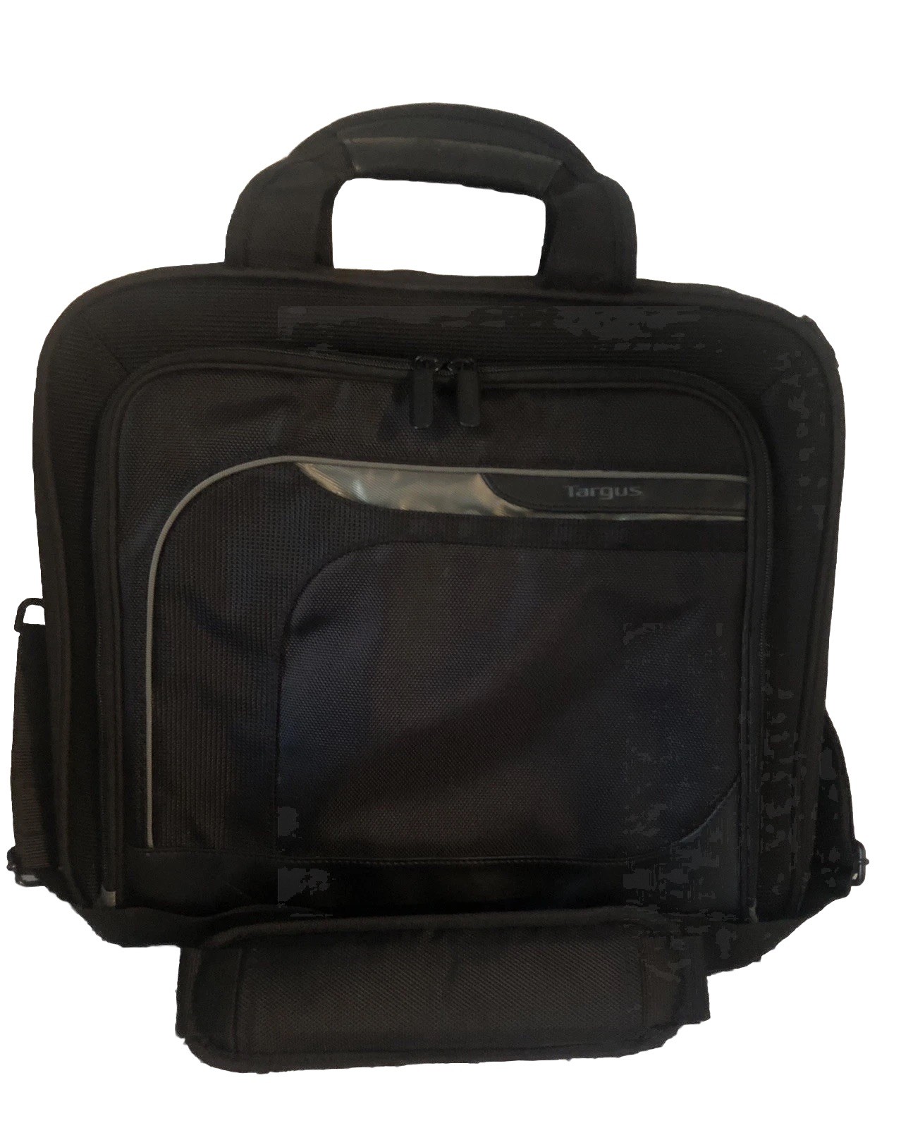 TARGUS TBT045-50 Zip-THRU 15.4 Mobile Elite Laptop Case Black/Grey ( Strap ) Bag
