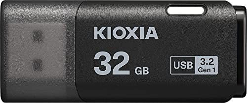 KIOXIA USB Flash Memory 32GB USB3.2 Gen1 Genuine Japanese Product Black