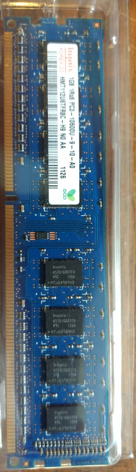  HYNIX 1 GB RAM MEMORY COMPUTER PC 1RX8 PC3 10600U 09 10 A0