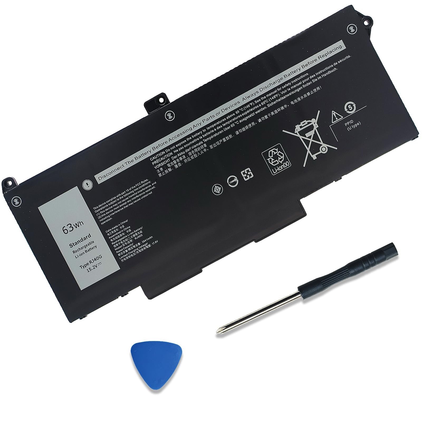 Genuine RJ40G 4MTF7 Battery For Latitude 14 5420 Precision 15 3560 Series 3H45Y