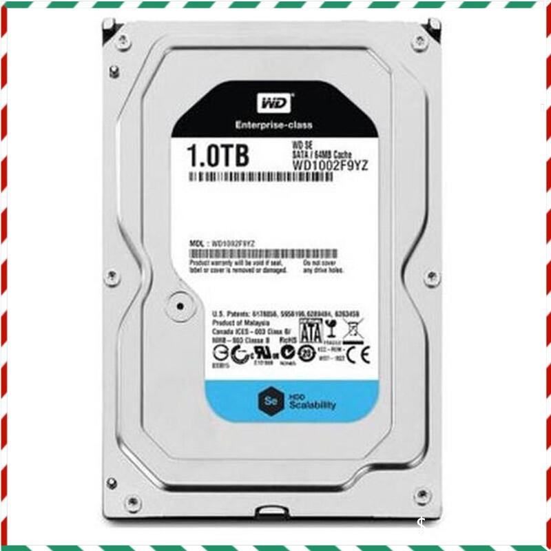 WD SE WD1002F9YZ 1TB 7200RPM 128MB SATA 6.0Gb/s 3.5" Enterprise Hard Drive New
