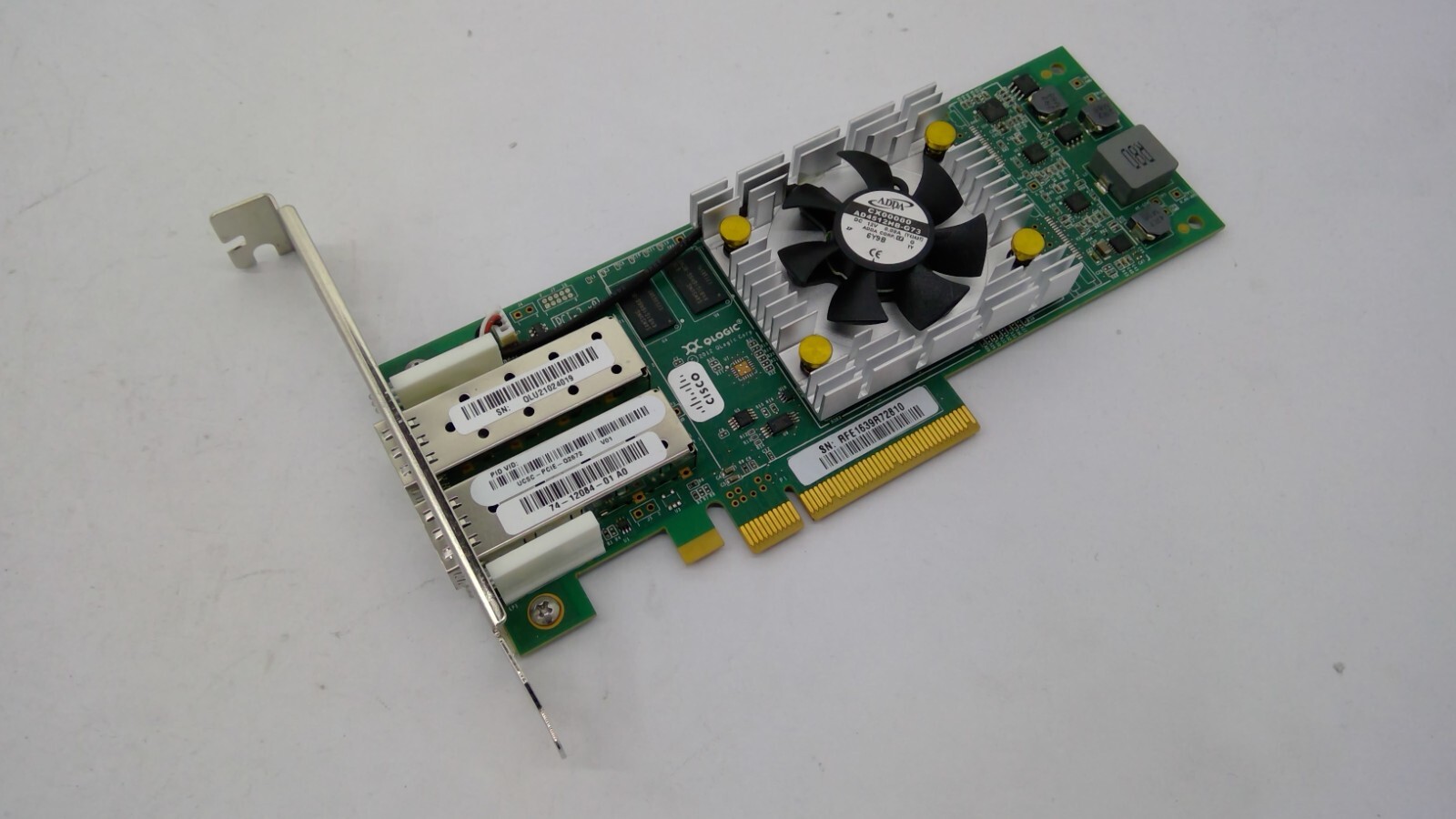 CISCO Qlogic QLE2672-CSC 16Gb Dual Port SFP+ FC Fibre Channel HBA Server Card