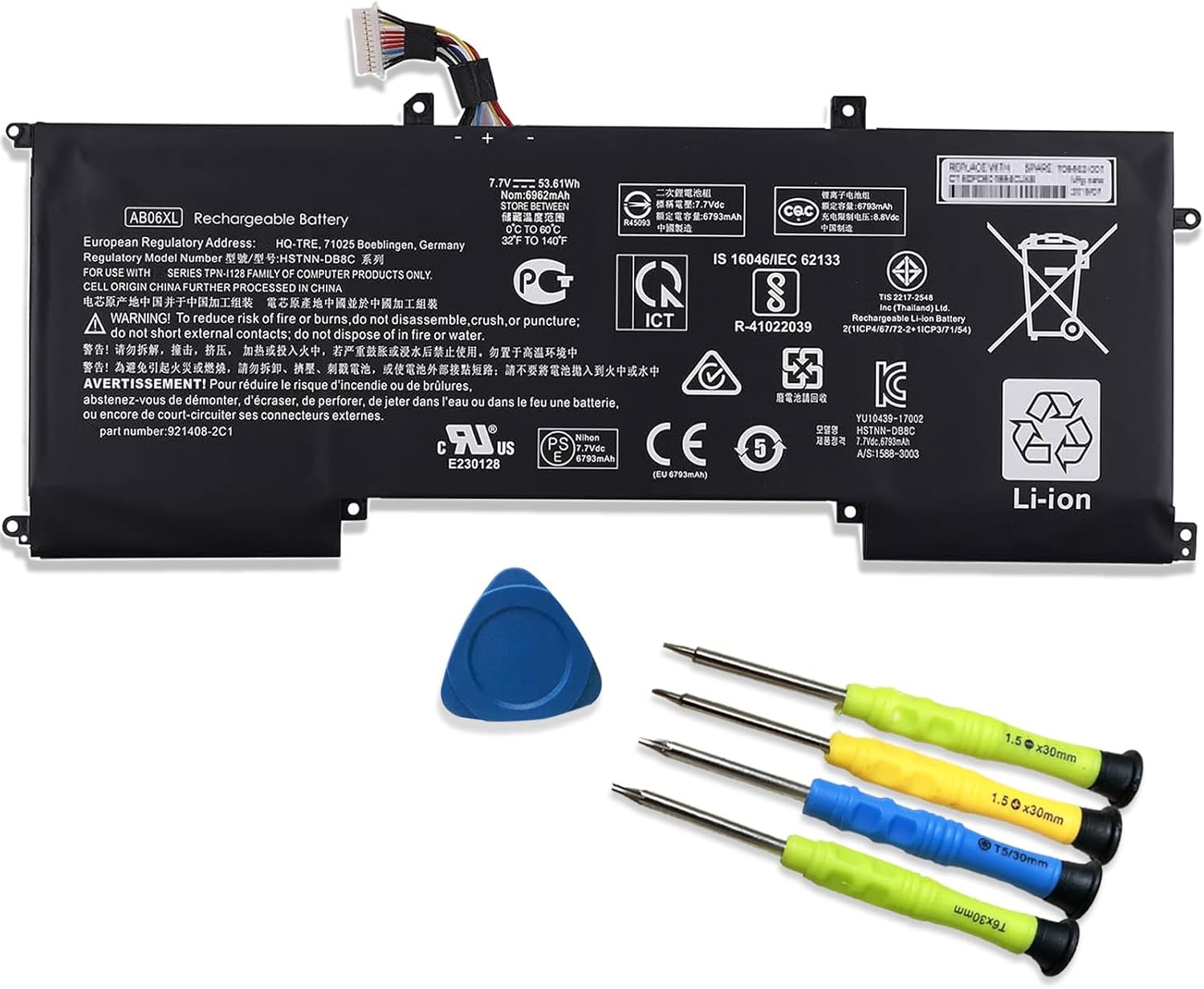AB06XL Laptop Battery Replacement for HP Envy 13 2017 13 AD019TU 2EX75PA