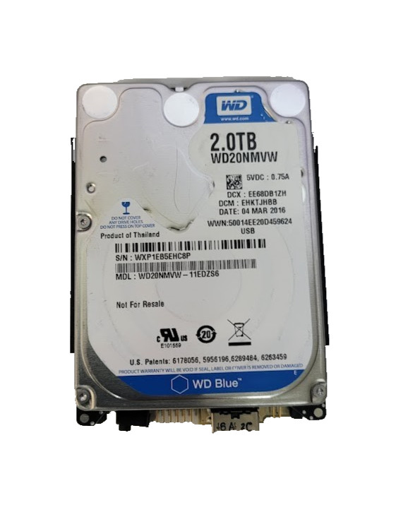Western Digital WD20NMVW-11EDZS6 2.5'' 2TB Portable External HDD/23H