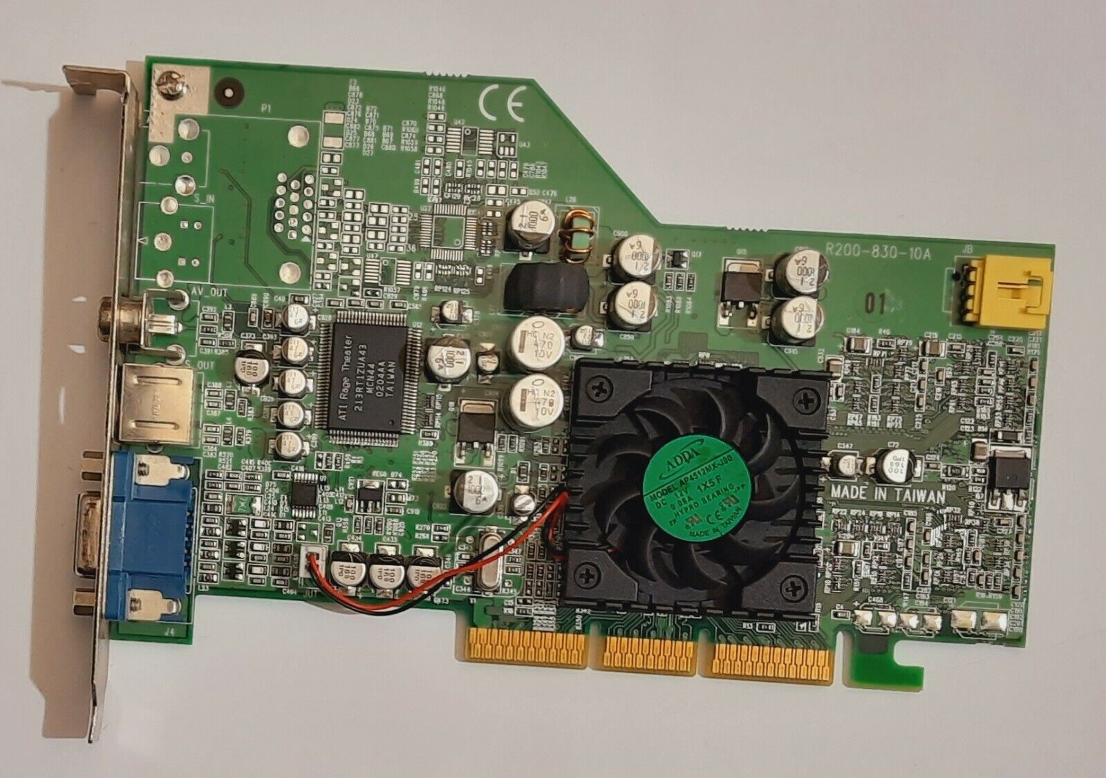 MSI MS-8843 AGP Graphics Card (Radeon 8500LE, Medion, R200, 64MB, Retro, 2001)