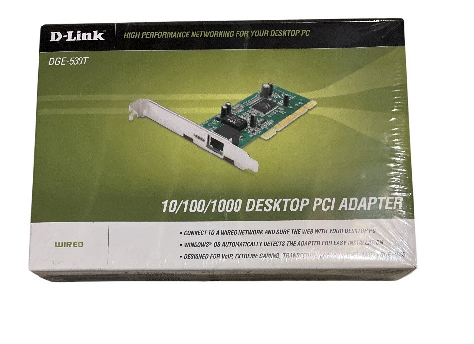 D-LINK PCI Desktop Ethernet card Gigabit DGE-530 T Network Adapter