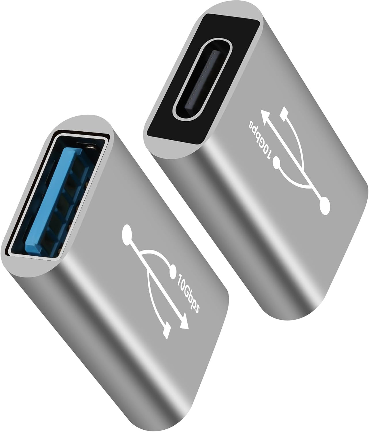 Adaptador USB 3.0 a USBC 3.1 2pieza Transferencia 10Gbps TipoC a A OTG Laptop PC