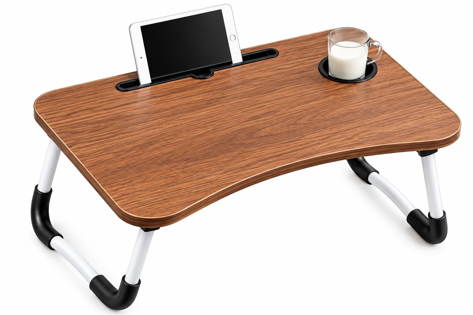  Laptop Bed Desk Foldable Portable Laptop Table Breakfast Tray Stand Stable