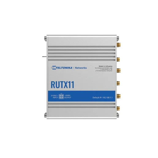 Teltonika RUTX11100400 RUTX11 Dual-SIM Gigabit Router New Sealed