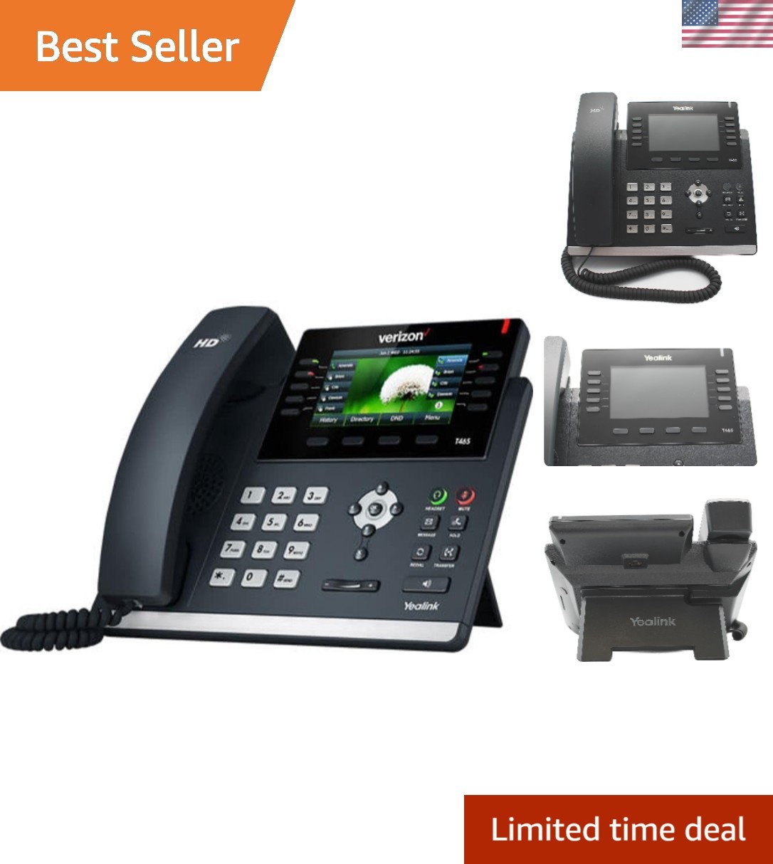 SIP-T46S  Phone with High-Resolution Display & Multiple Device Support