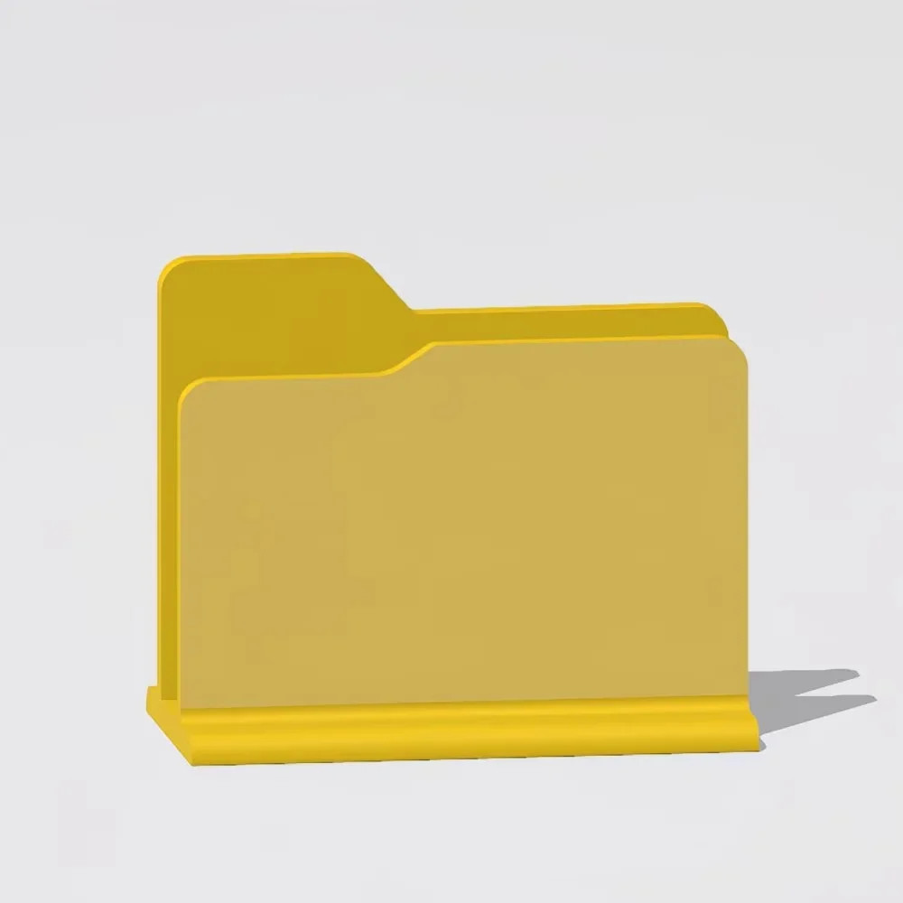 **Windows Folder Theme Vertical Laptop Stand Holder for Laptops up to 17mm**
