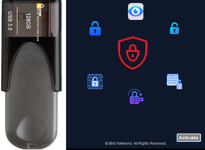 Encrypted Password Protected USB drive and Data using Security GUI