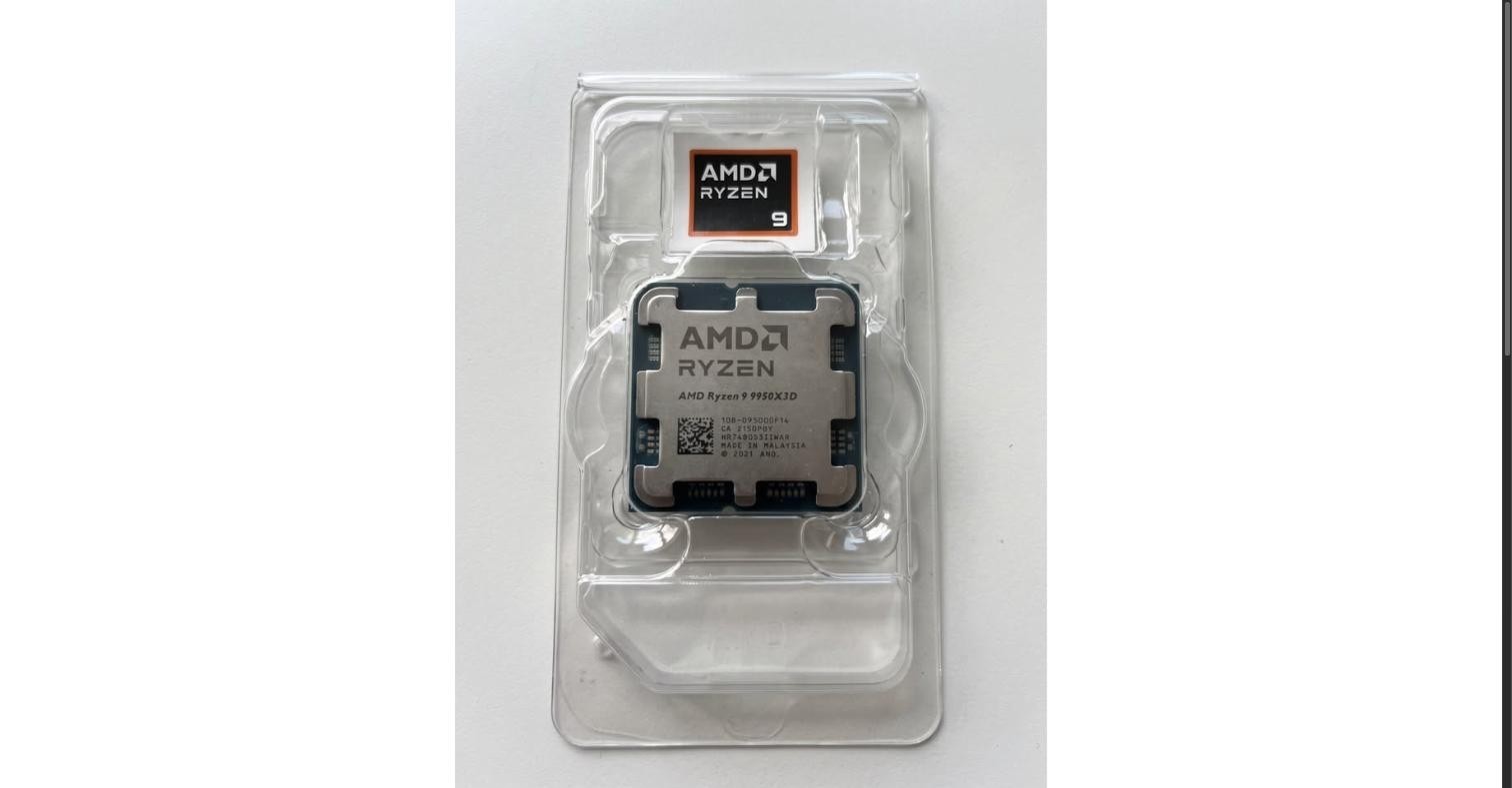 AMD Ryzen 9 9950X3D 16-Core 32-Thread AM5 Desktop Processor CPU - New