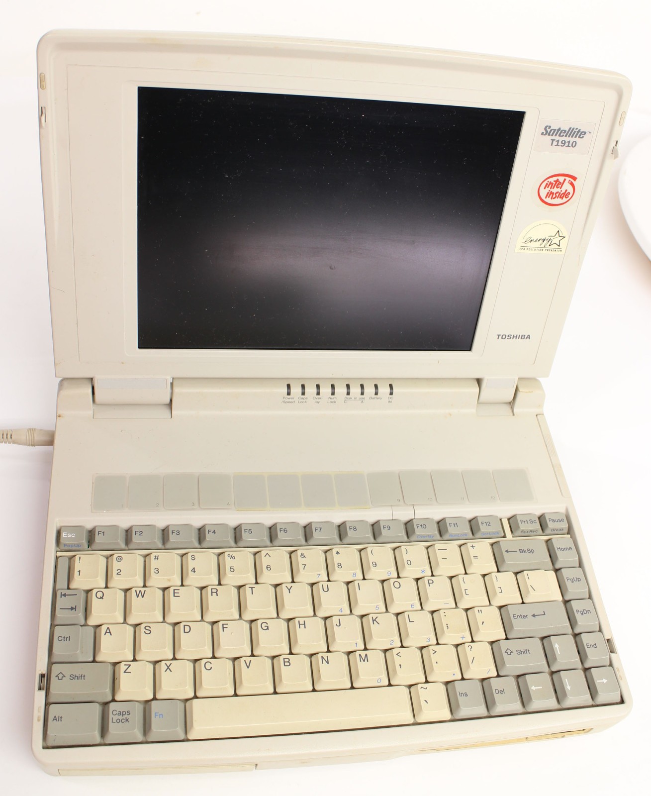 Vintage Toshiba Satellite T1910/200 Laptop Computer PA1114U  For Parts or Repair