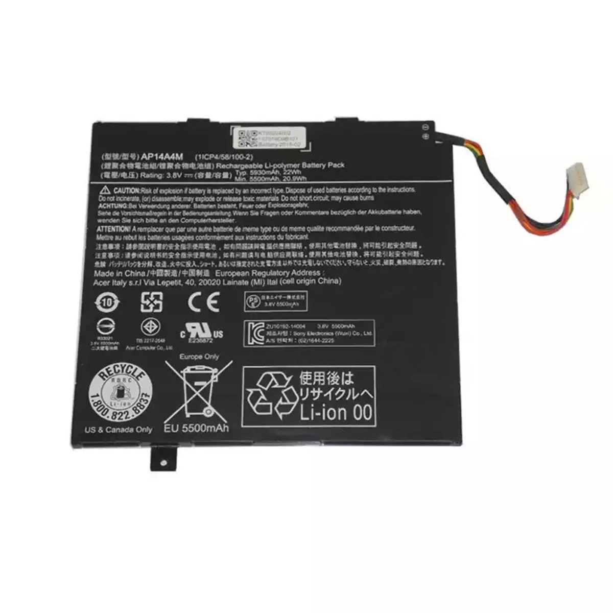 Genuine Battery AP14A4M AP14A8M For Acer Switch 10E SW3-013 SW5-011 SW5-012 NEW