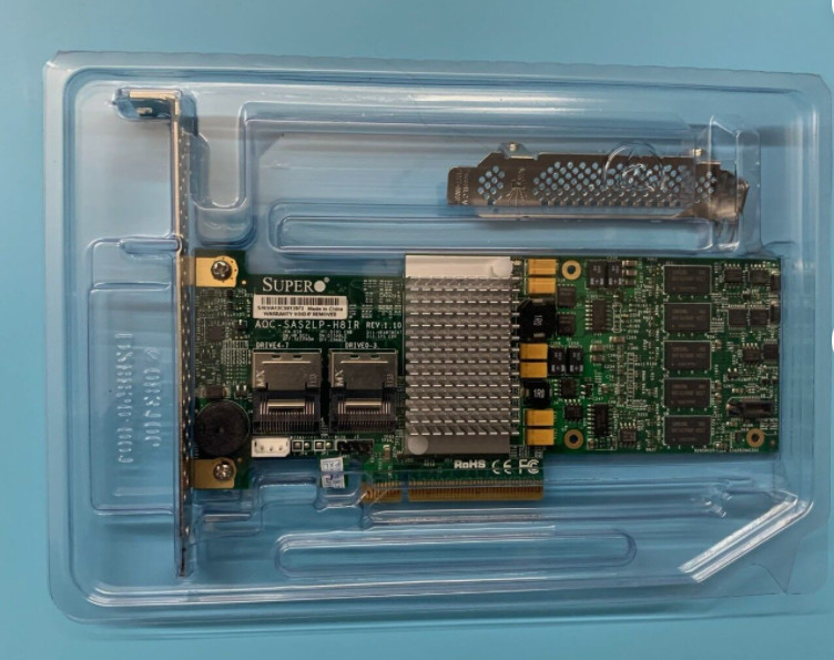 SuperMicro SMC2108 AOC-SAS2LP-H8IR 8-Port SAS/SATA 6Gb/s RAID Controller Card