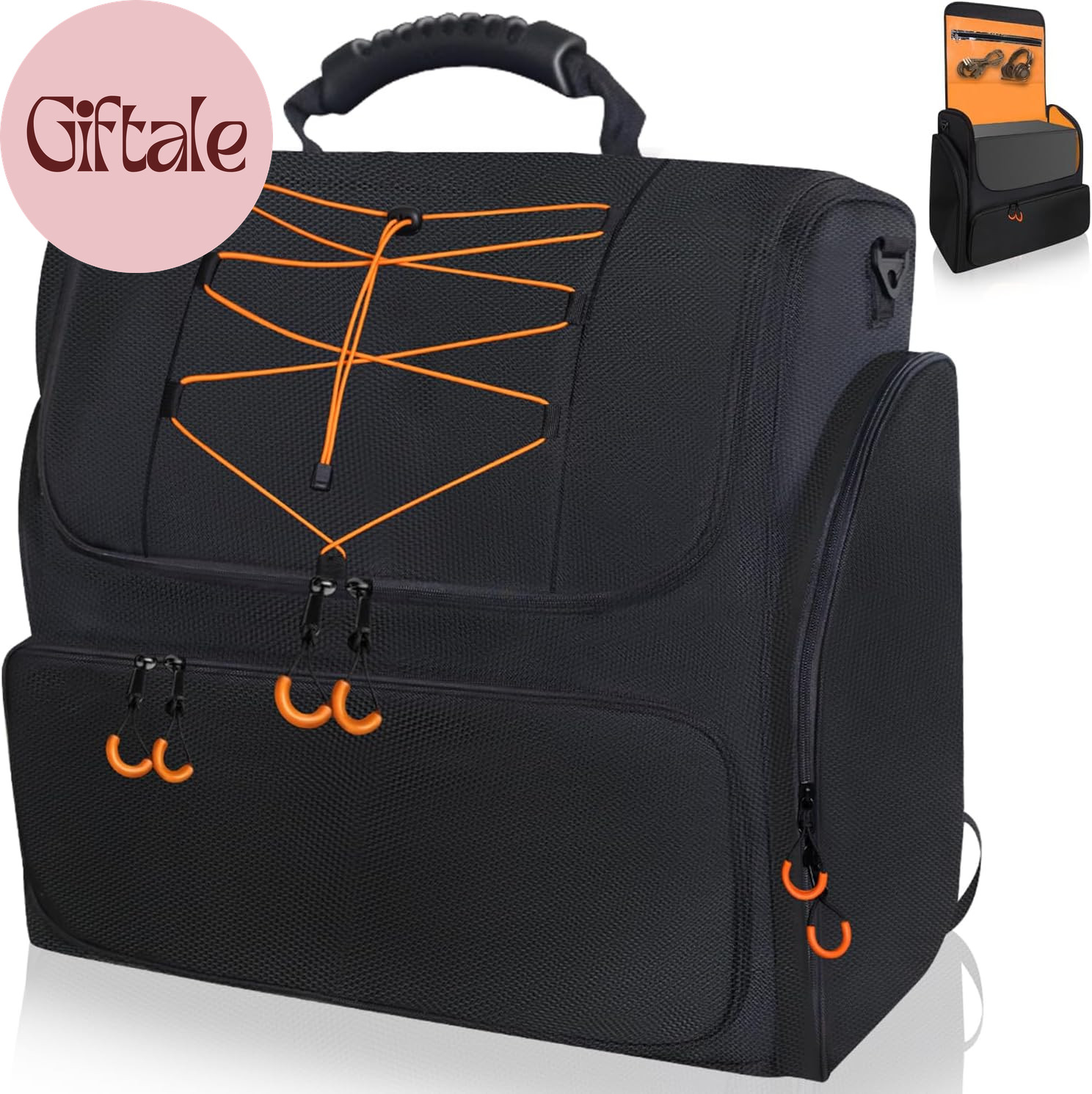 Computer Desktop Mid Tower PC Carrying Case,Pc Travel Case Padded Carrying Bag B