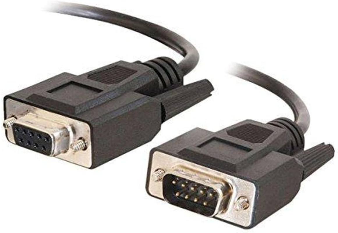 1FT DB9 M/F BLK EXTENSION CABLE