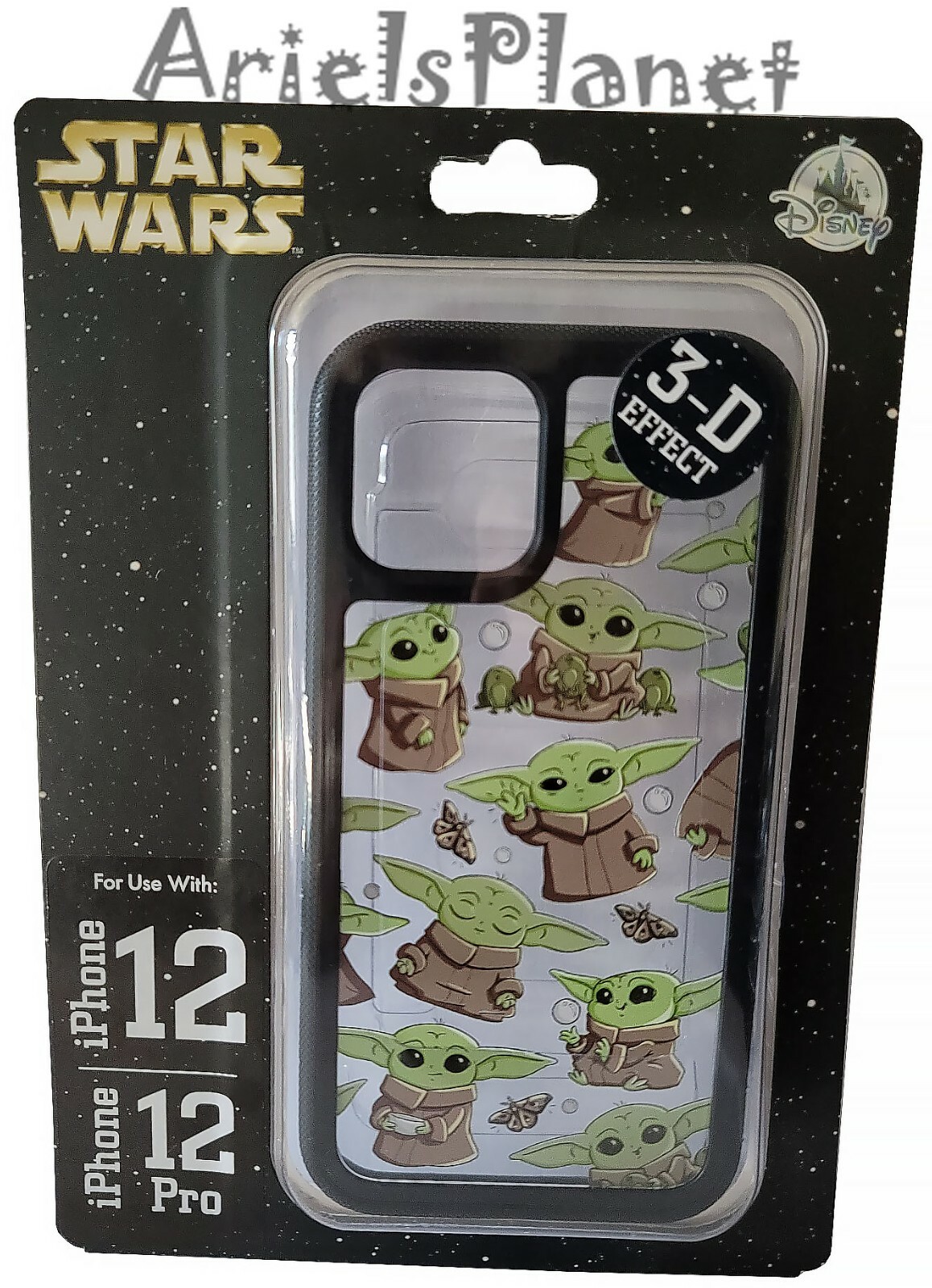 DISNEY PARKS STAR WARS THE CHILD Allover Grogu 3-D iPHONE 12 & 12 Pro Cover