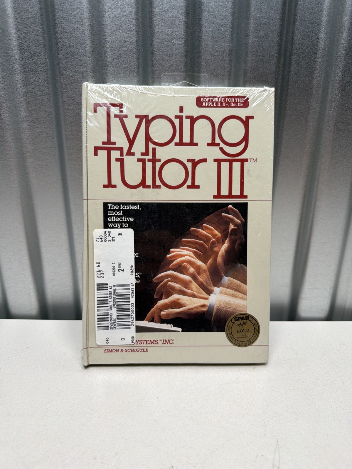 NEW SEALED Typing Tutor III For Apple II,II+, IIe and IIc Software