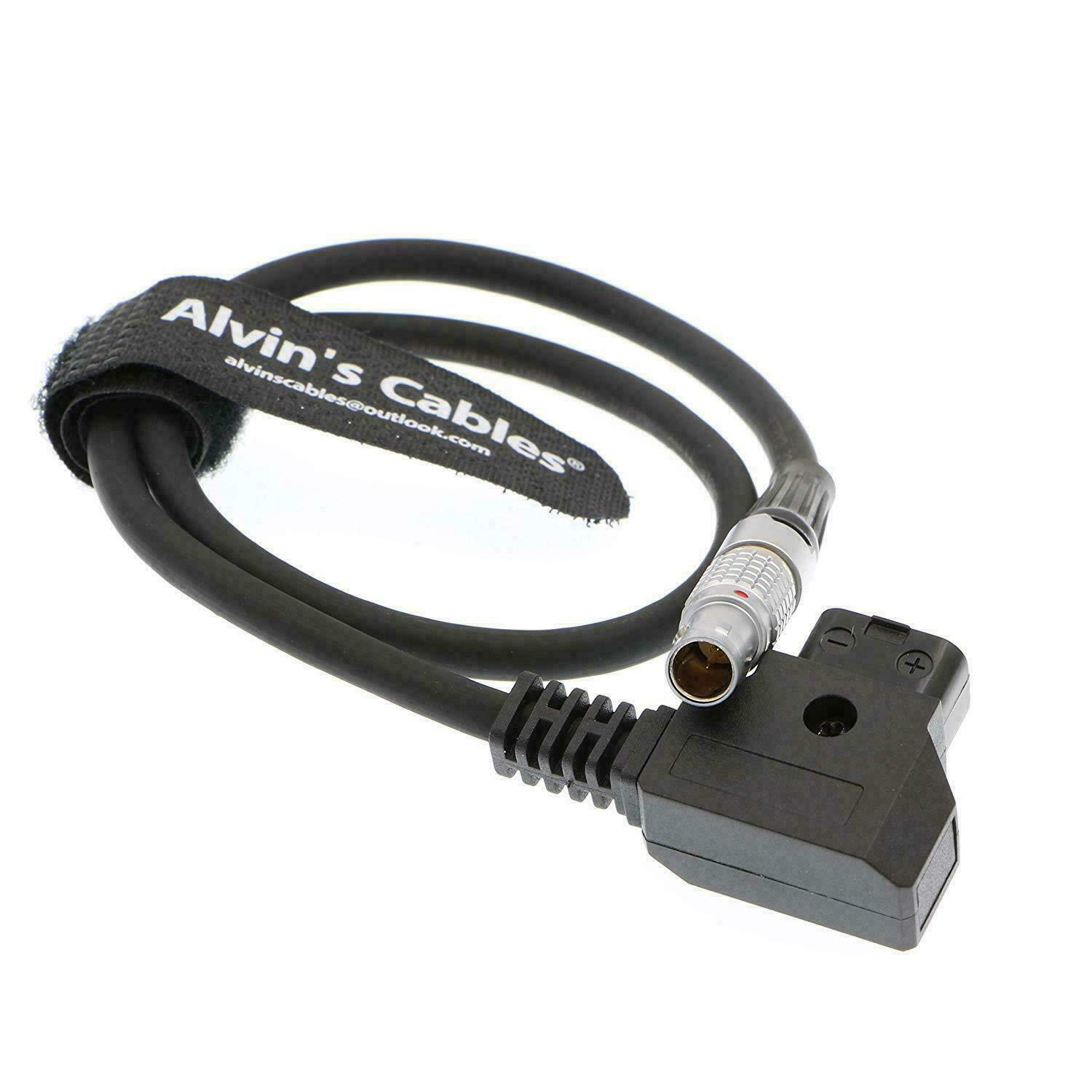 D-Tap to 2 Pin Power Adapter Cable for Teradek Bond ARRI RED Paralinx 45cm Speed