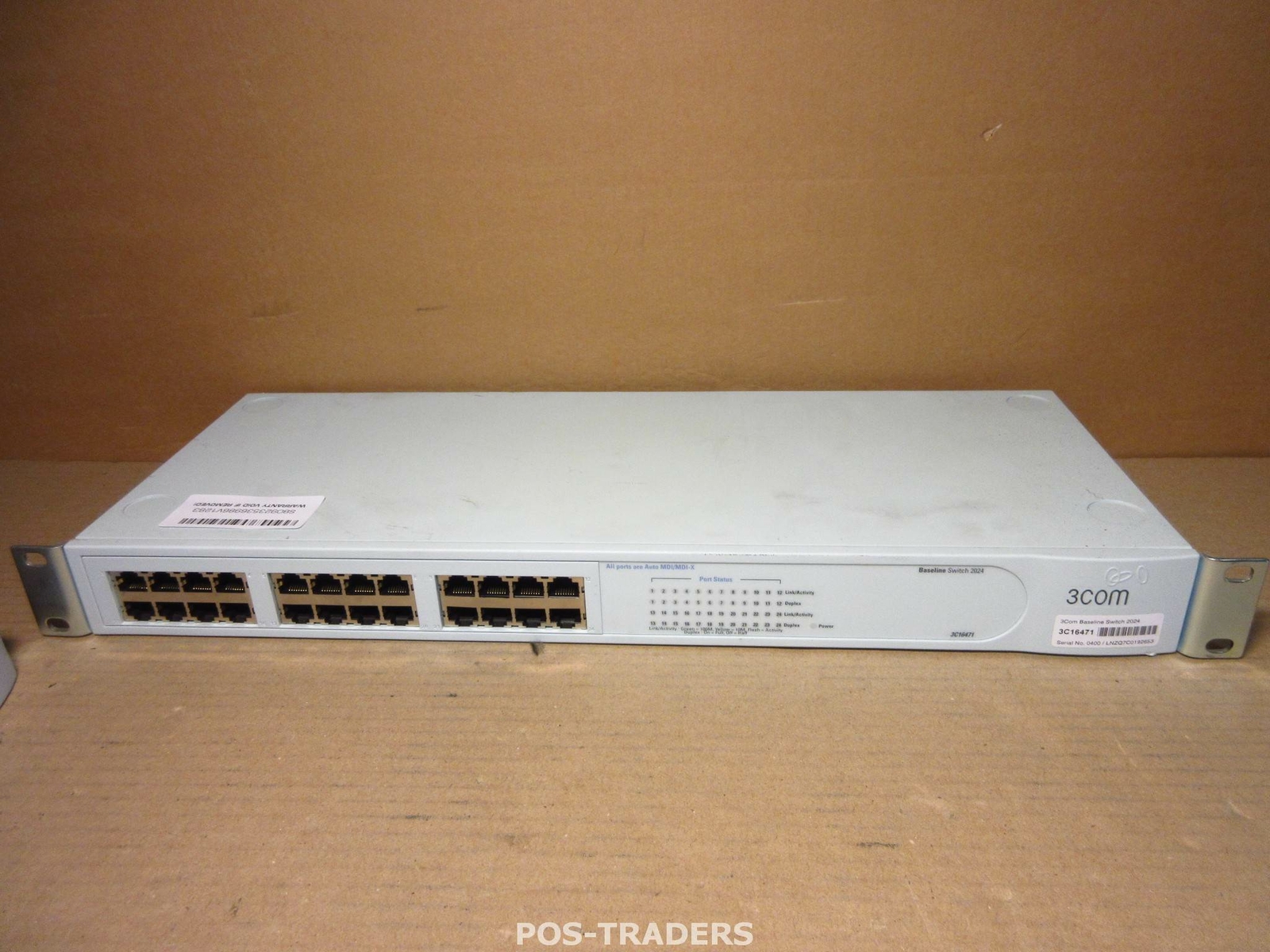 3com Baseline Switch 2024 3C16471B 24 Port 10/100Base TX Rackmountable Network