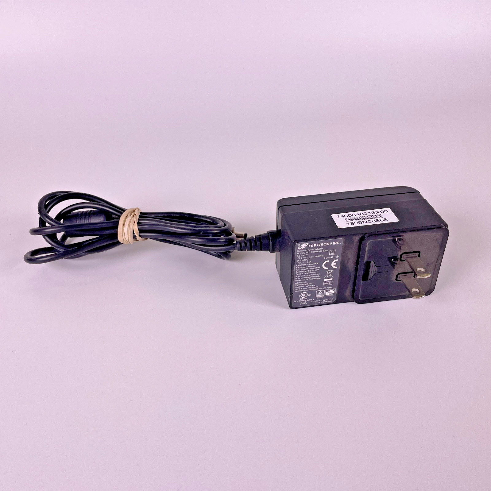Genuine FSP NCR 2-Pin Plug FSP040-DHMN2 Wall Power Suppply Adapter 12V 3.4A
