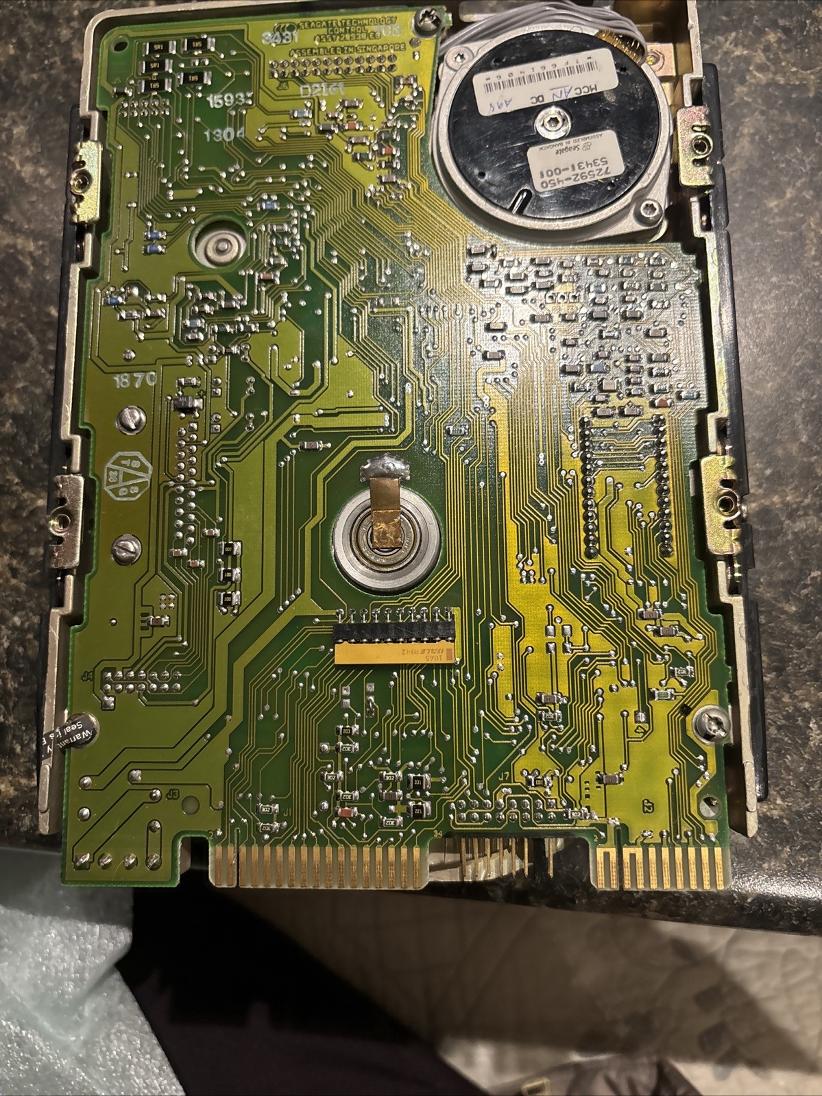 Vintage Seagate ST-251 5.25" Hard Drive - Untested
