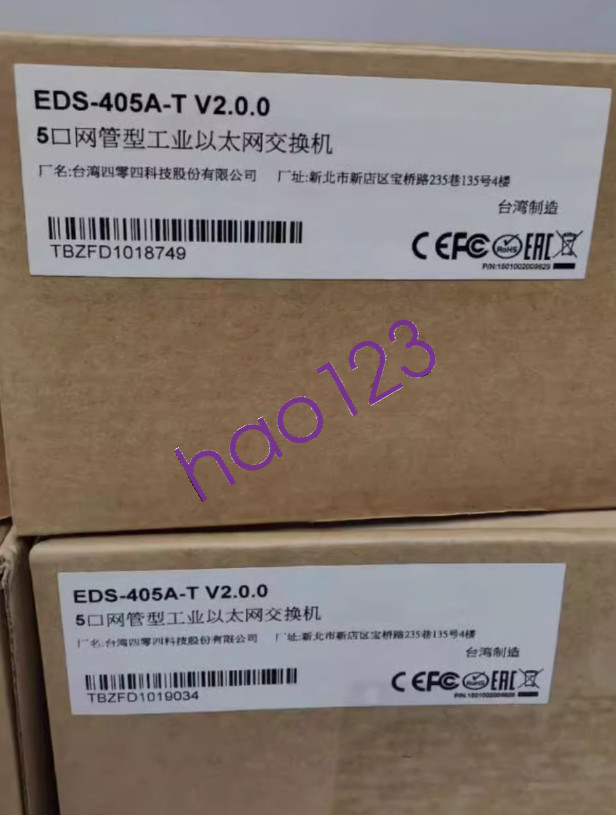 NEW MOXA Wide temperature 5-port Ethernet switch EDS-405A-T  DHL/FedEx