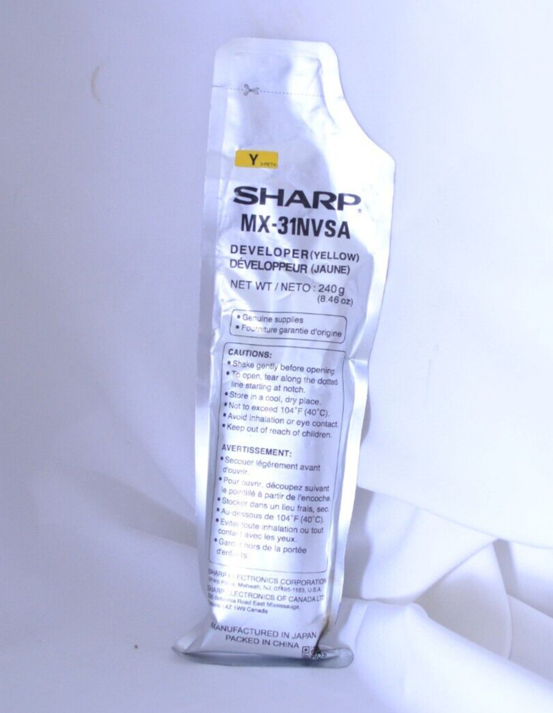*NEW* GENUINE SHARP MX-31NV-SA DEVELOPER ( 1 - YELLOW )