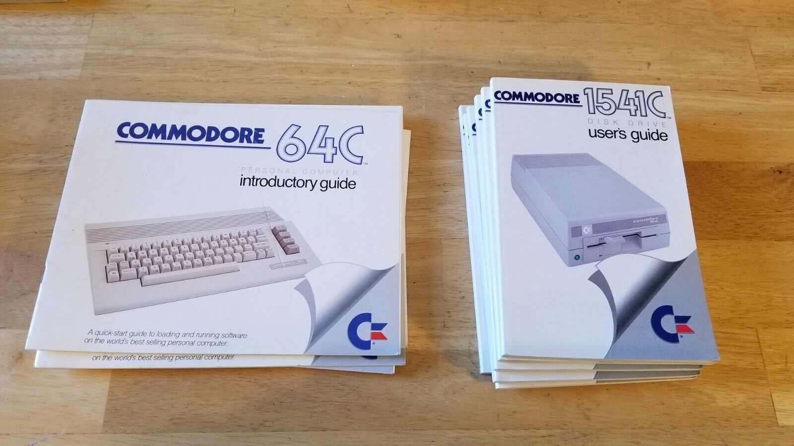 COMMODORE 64C personal computer introductory guide + 1541C Users Guide 