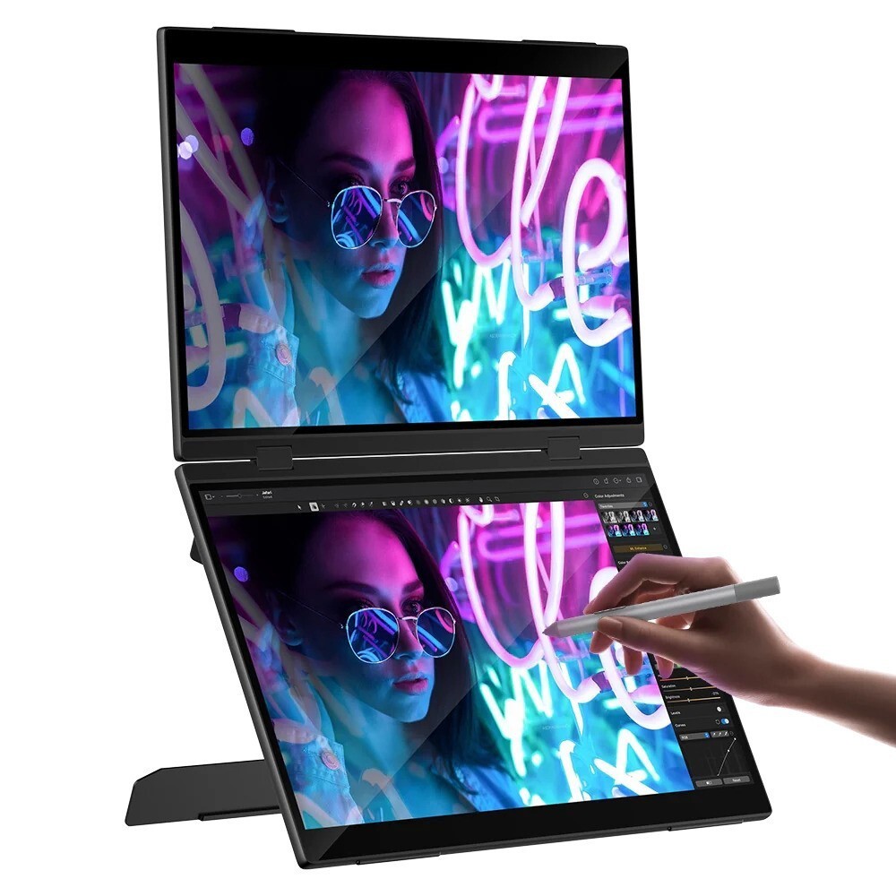 Delta Pro Touch 2K Portable Monitor, UPERFECT 16.0" QHD 100% sRGB with Touch Pen